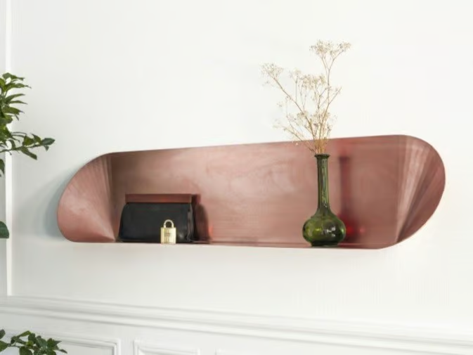 COQUILLAGE COPPER - Powder coated steel wall shelf _ VIDAME EDITIONS